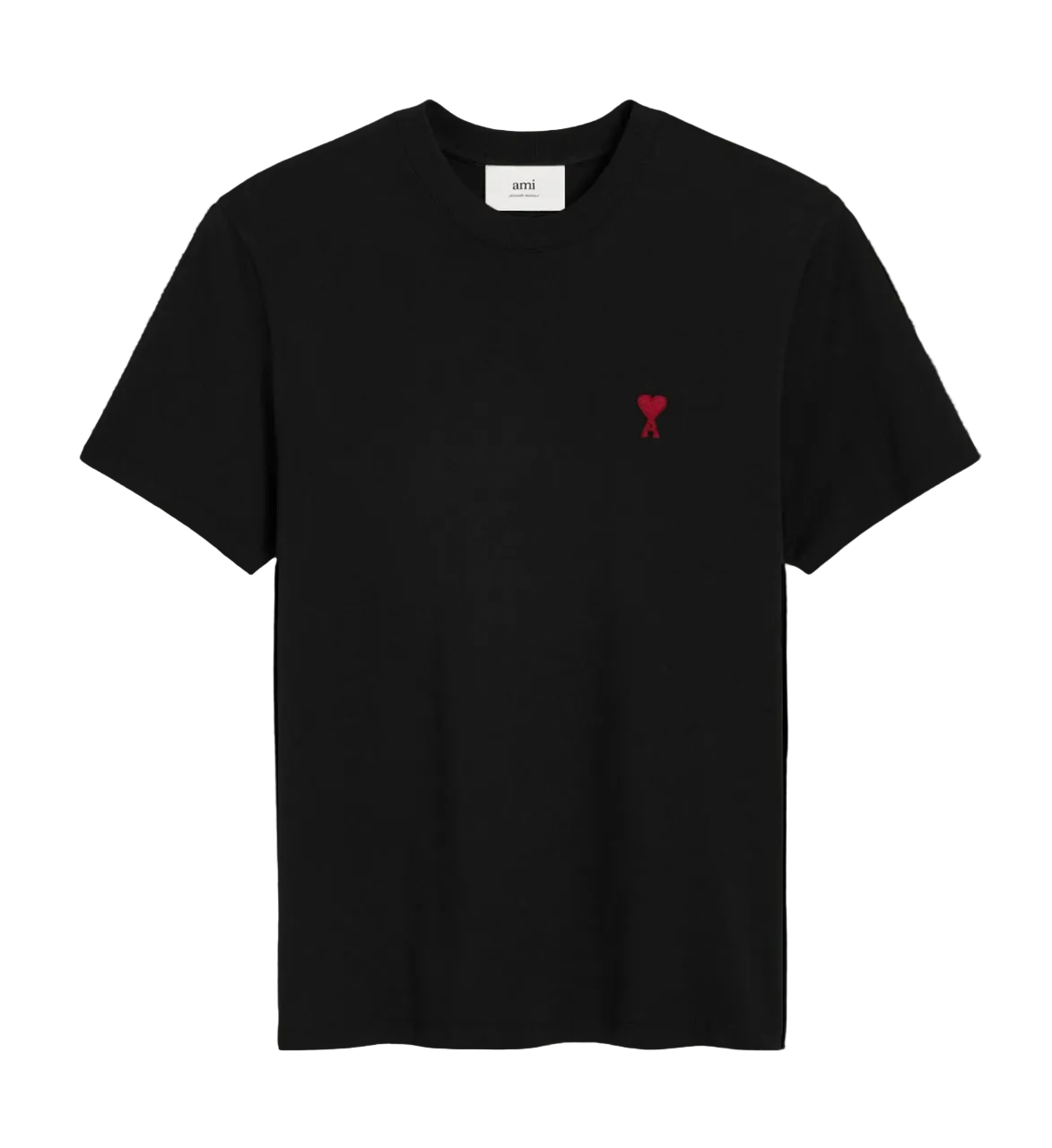 T-shirt Noir Ami de Coeur en Coton