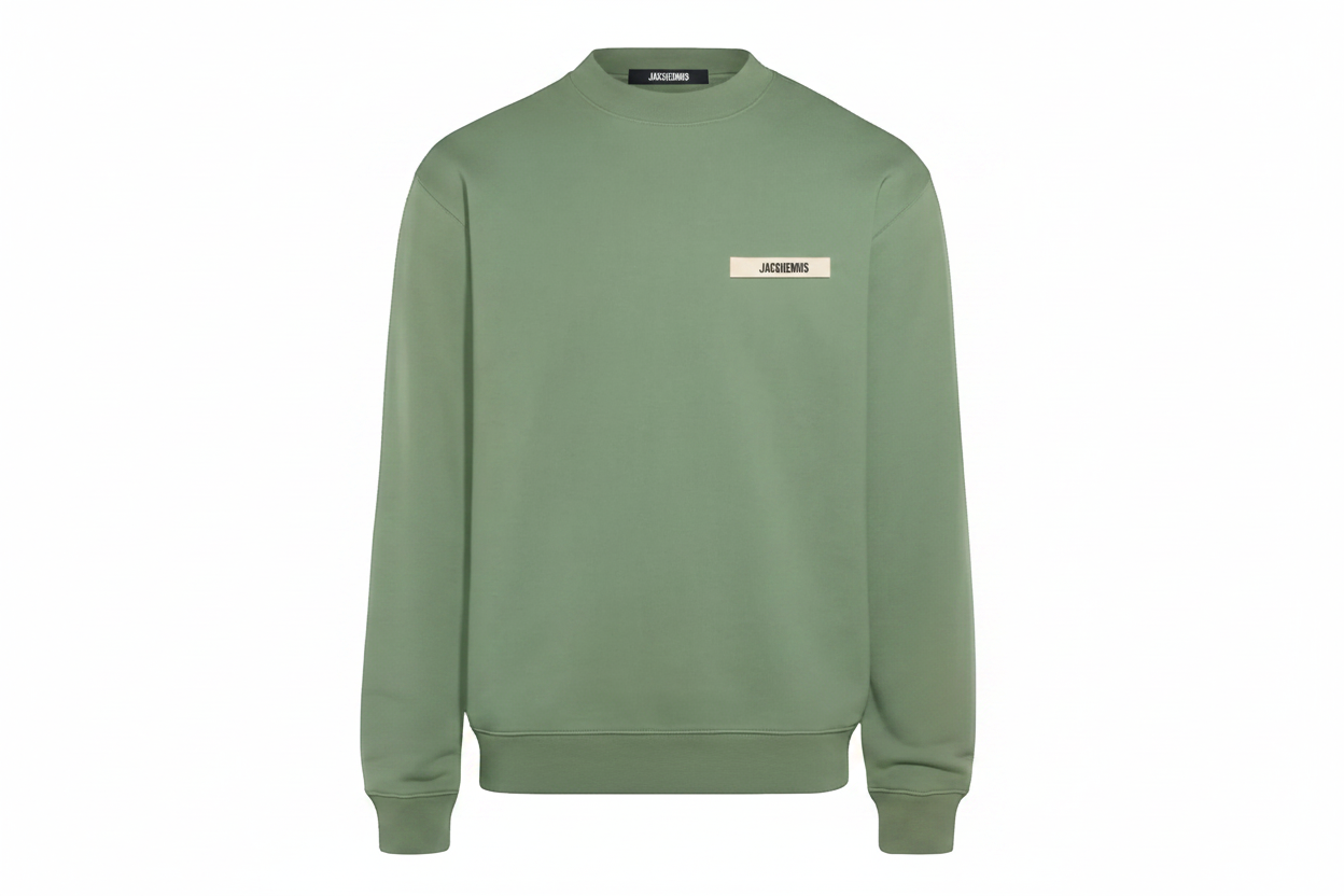 Sweatshirt Gros Grain Jacquemus Khaki