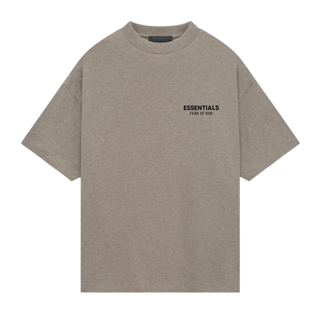 Fear of God Essentials Jersey Crewneck Tee Heather Grey