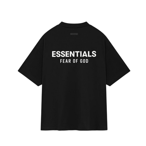 Fear Of God Essentials Jersey Crewneck T-shirt Zwart