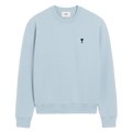 Sweatshirt Bleu Ciel Ami De Coeur Noir en Coton