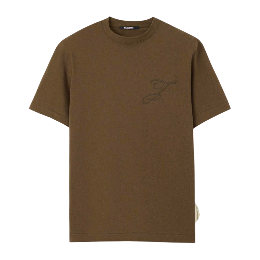 Le t-shirt Logo Jacquemus Khaki