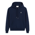 Hoodie Bleu Marine Ami de Coeur Blanc en Coton