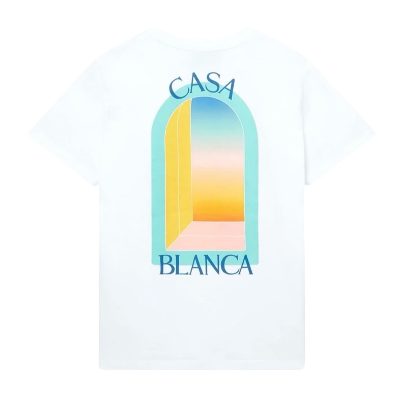 T-shirt Casablanca L'Arche Colorée White