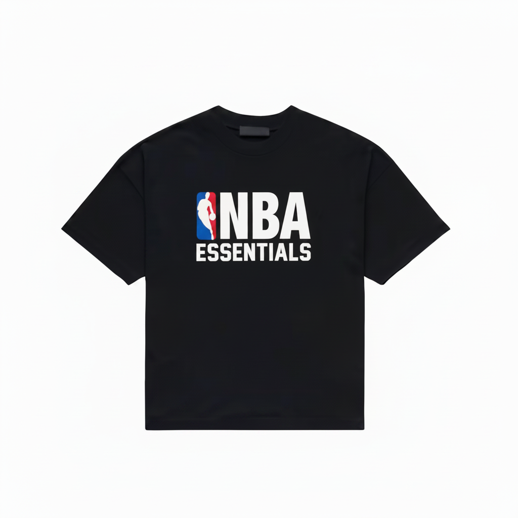Fear of God Essentials NBA Tee Black