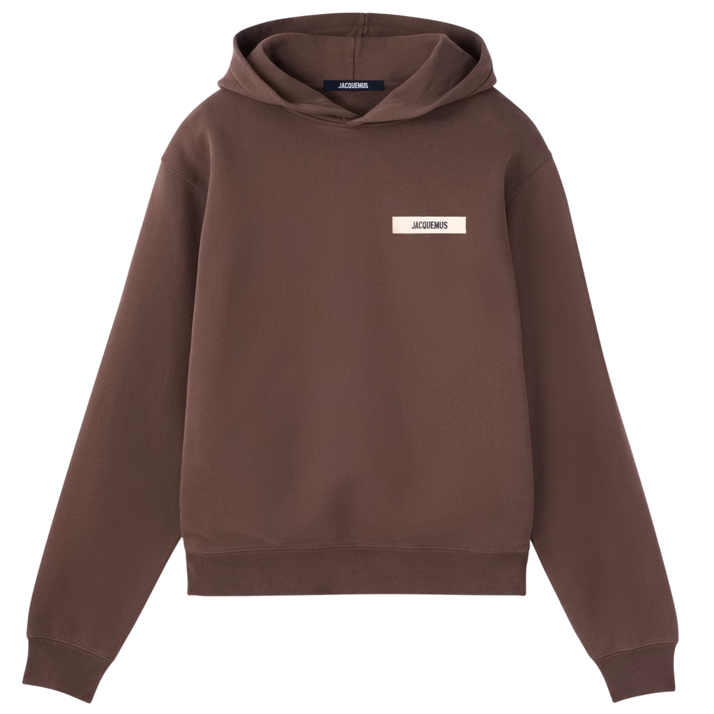 Hoodie Gros Grain Jacquemus Dark Brown