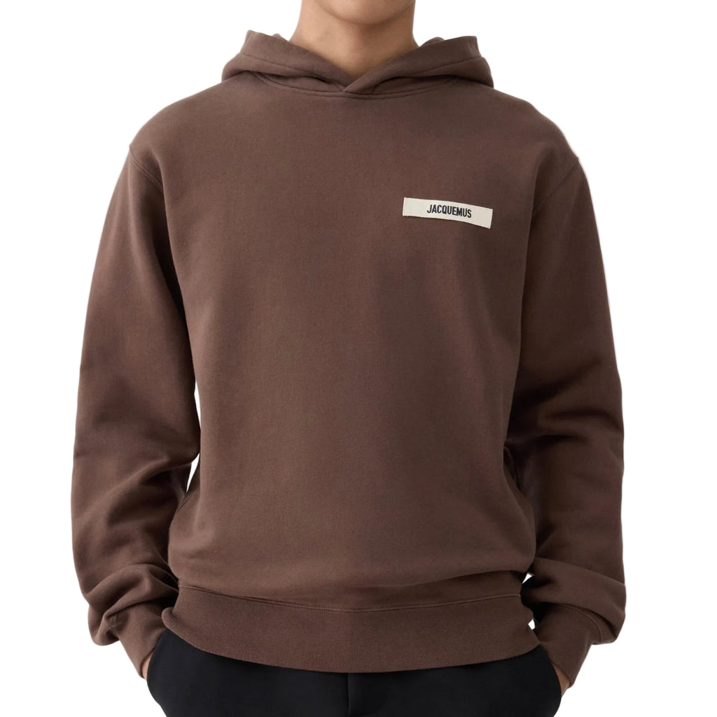 Hoodie Gros Grain Jacquemus Dark Brown