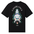 T-shirt Casablanca Hotel Emblem Black