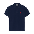 Polo Bleu Marine Ami de Coeur en Coton