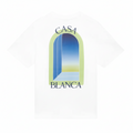 T-shirt Casablanca l'Arche Colorée Lime