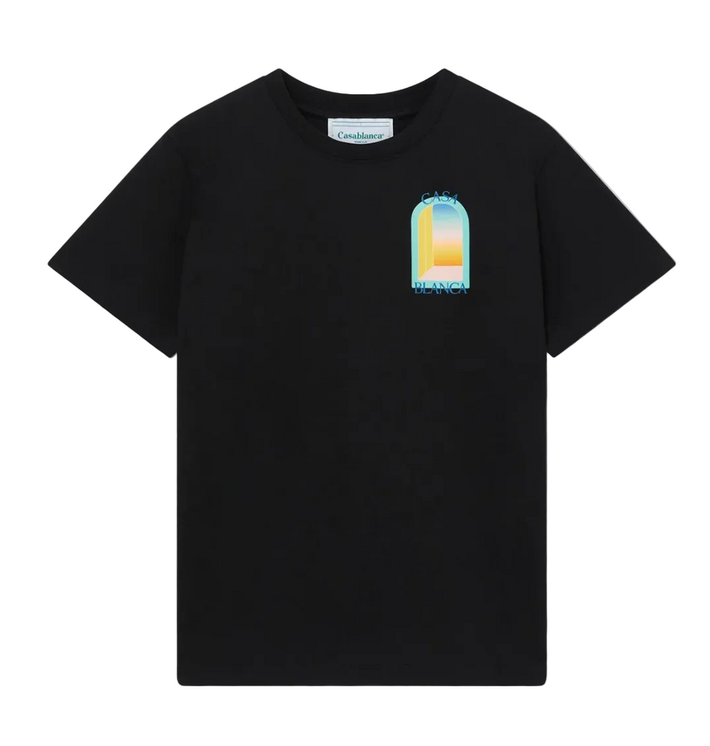 T-shirt Casablanca L'Arche Colorée Black