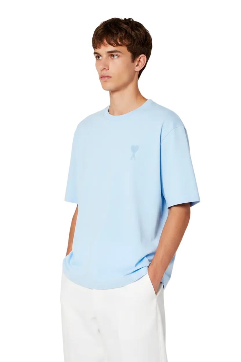 T-shirt Boxy Tonal Blue Ami de Coeur