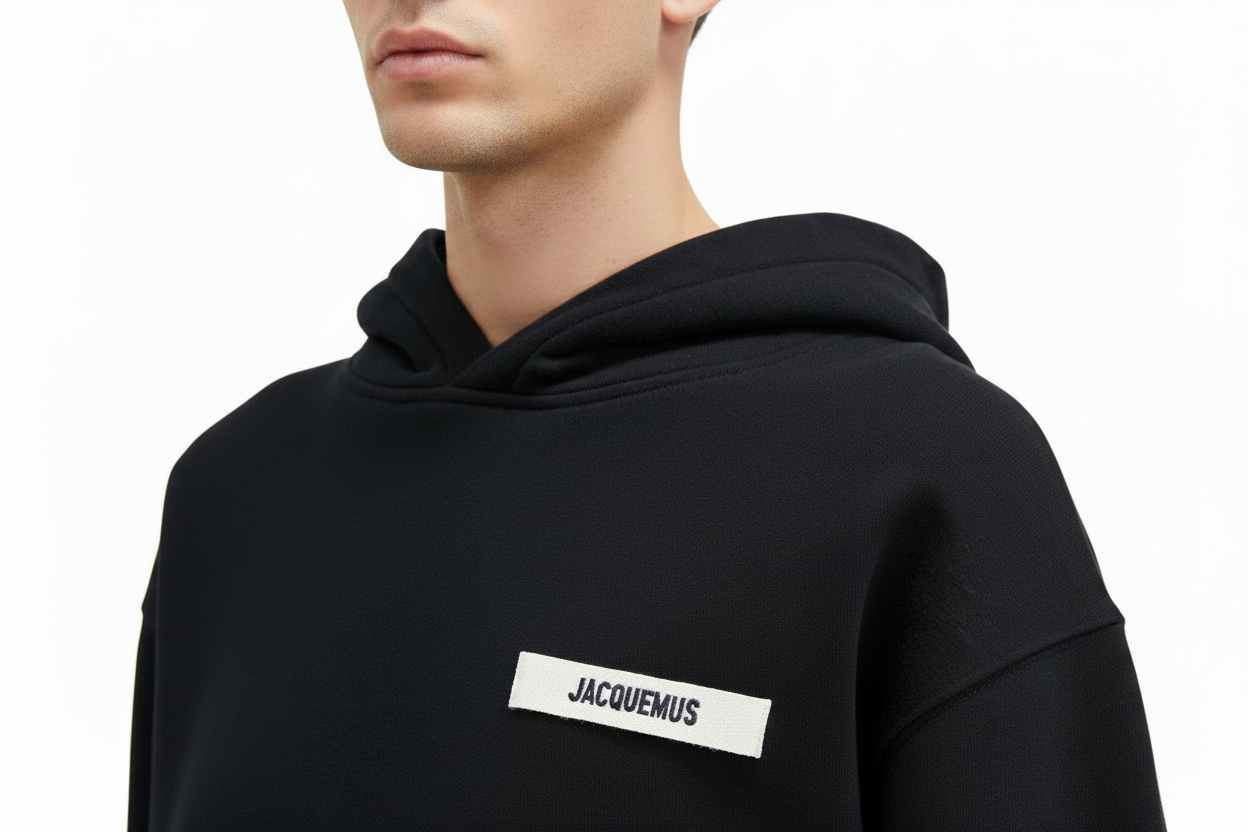 Hoodie Gros Grain Jacquemus Black