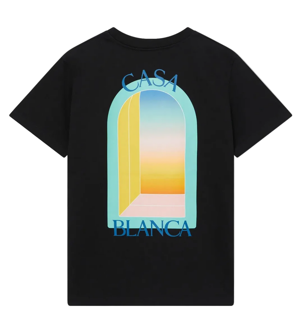 T-shirt Casablanca L'Arche Colorée Black