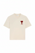 T-shirt Beige Ami Soleil Rouge