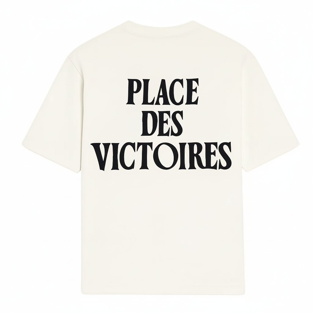T-shirt Creme Ami de Coeur Place des Victoires