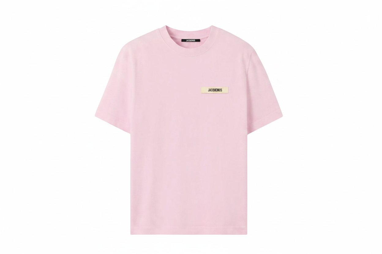 T-shirt Gros Grain Jacquemus Light Pink