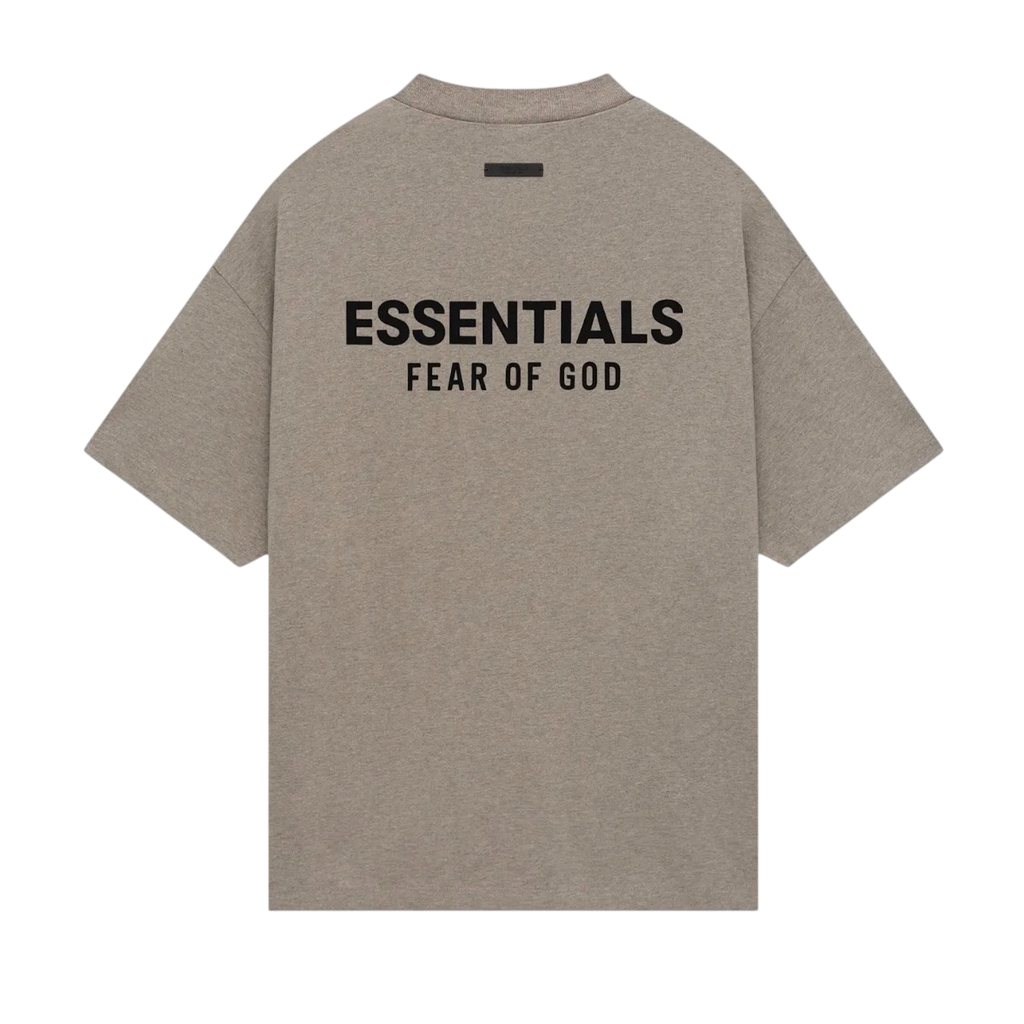 Fear of God Essentials Jersey Crewneck Tee Heather Grey