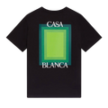 T-shirt Casablanca Gradient Green