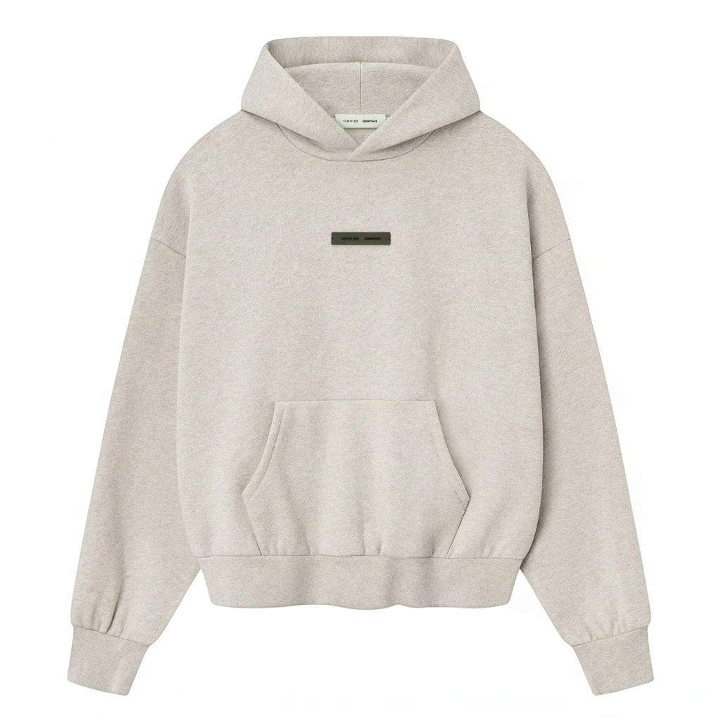 Fear of God Essentials Classic Hoodie 'Heather Stone'