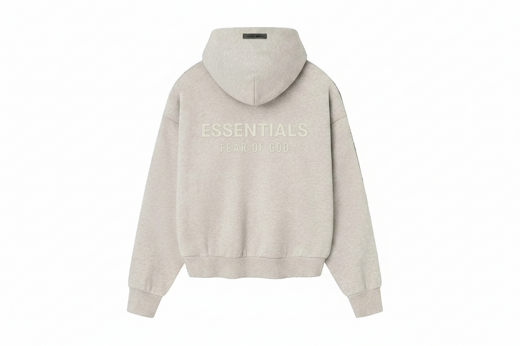 Fear of God Essentials Classic Hoodie 'Heather Stone'