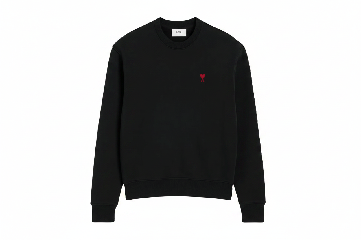 Sweatshirt Noir Ami de Coeur